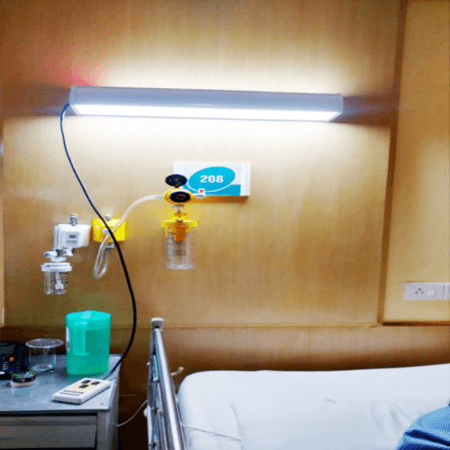 Hospital Bed Head LED Light Baid Power Services Pvt. Ltd.